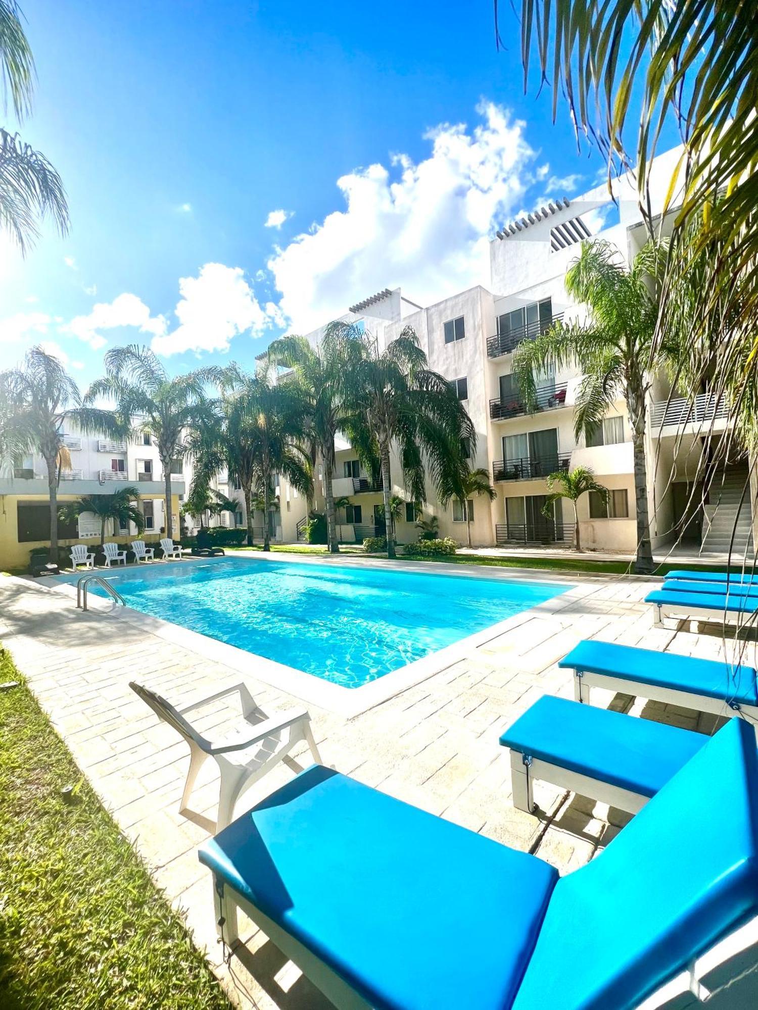 Appartamento Departamento Blue Vacacional Playa del Carmen Esterno foto